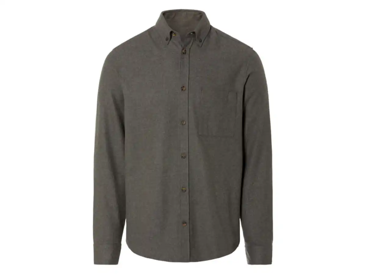 Bild 2 von LIVERGY® Herren Flanellhemd, mit Button-down-Kragen