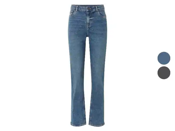 Bild 1 von esmara® Damen Jeans, Straight Fit, mit hoher Leibhöhe