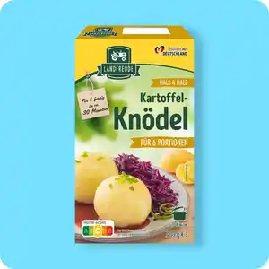 LANDFREUDE Kartoffelknödel, halb & halb, Für 6 Portionen