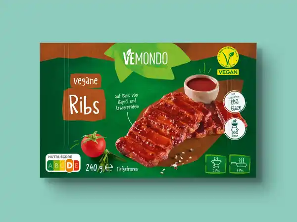 Bild 1 von Vemondo Vegane Ribs,  240 g