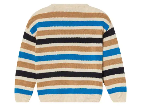 Bild 3 von lupilu® Kinder-Strickpullover, mit Ärmelsaum und Taillenbund