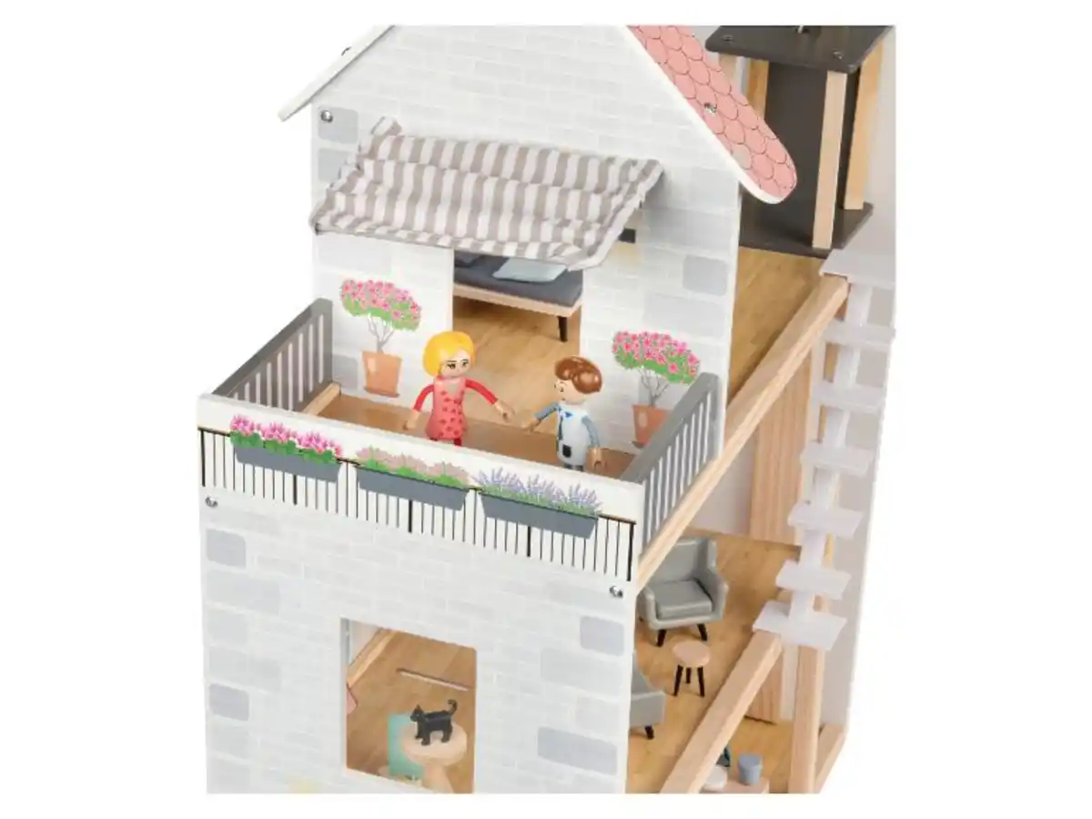 Bild 3 von Playtive Puppenhaus XXL, 54-teilig