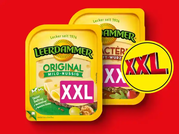 Bild 1 von Leerdammer Käsescheiben XXL