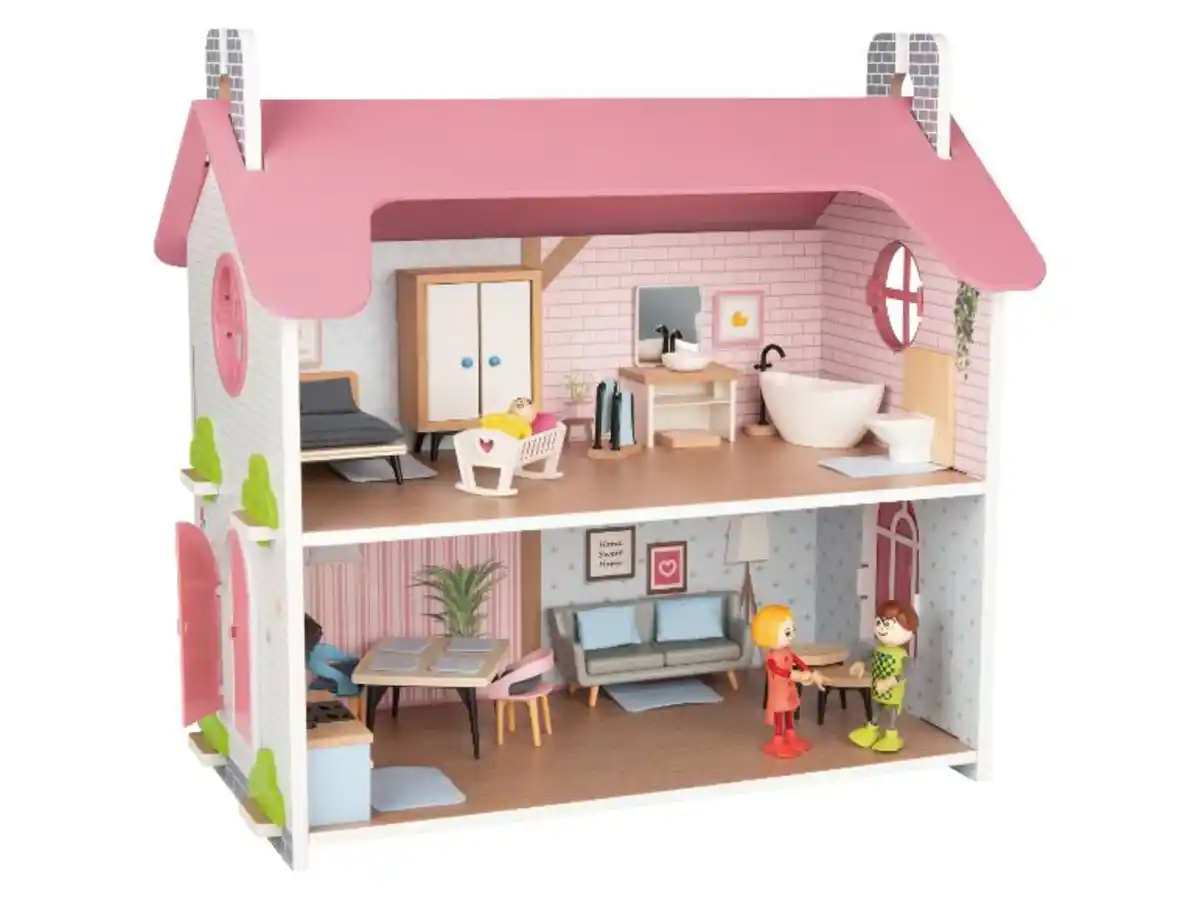 Bild 3 von Playtive Puppenhaus, aus Holz