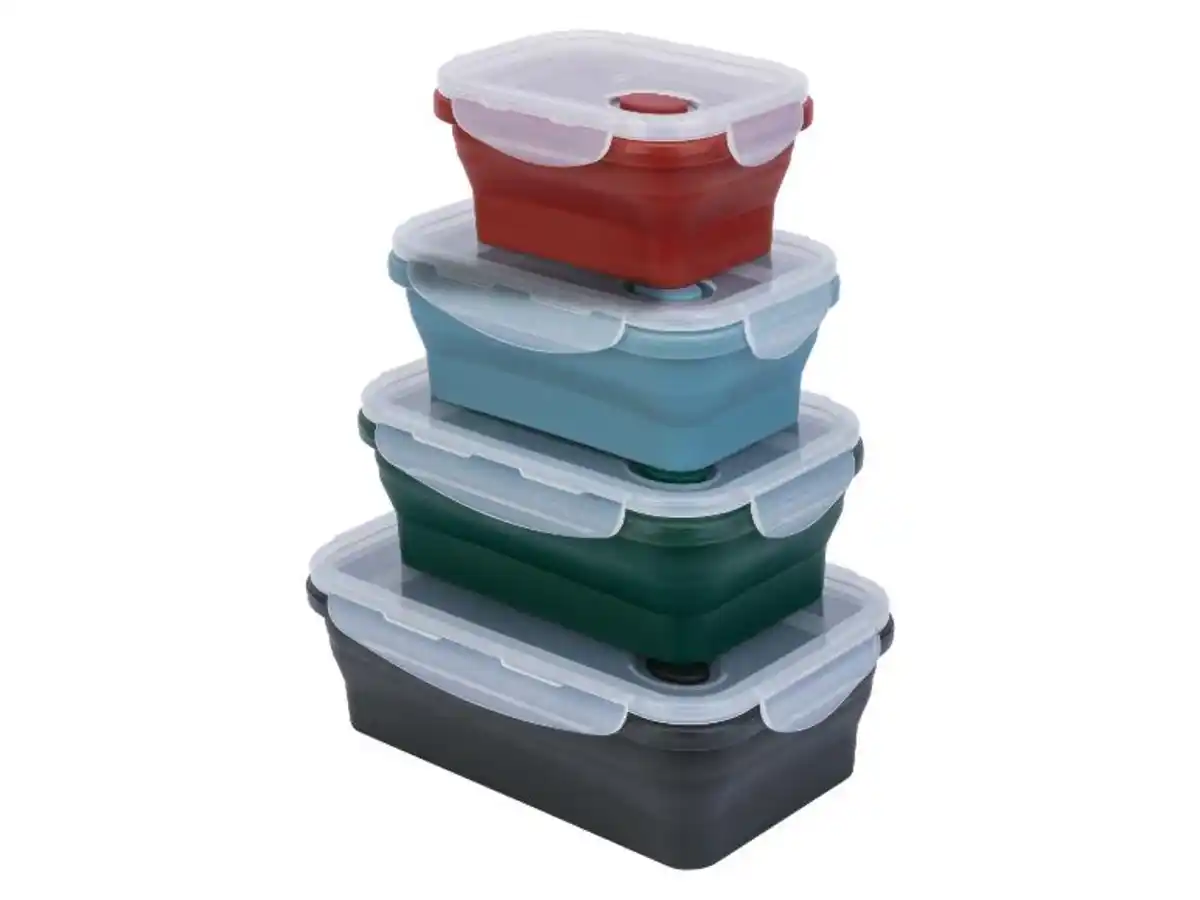 Bild 3 von LIVARNO home Frischhaltedosen faltbar Silikon