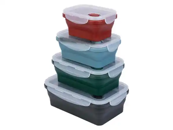 Bild 3 von LIVARNO home Frischhaltedosen faltbar Silikon