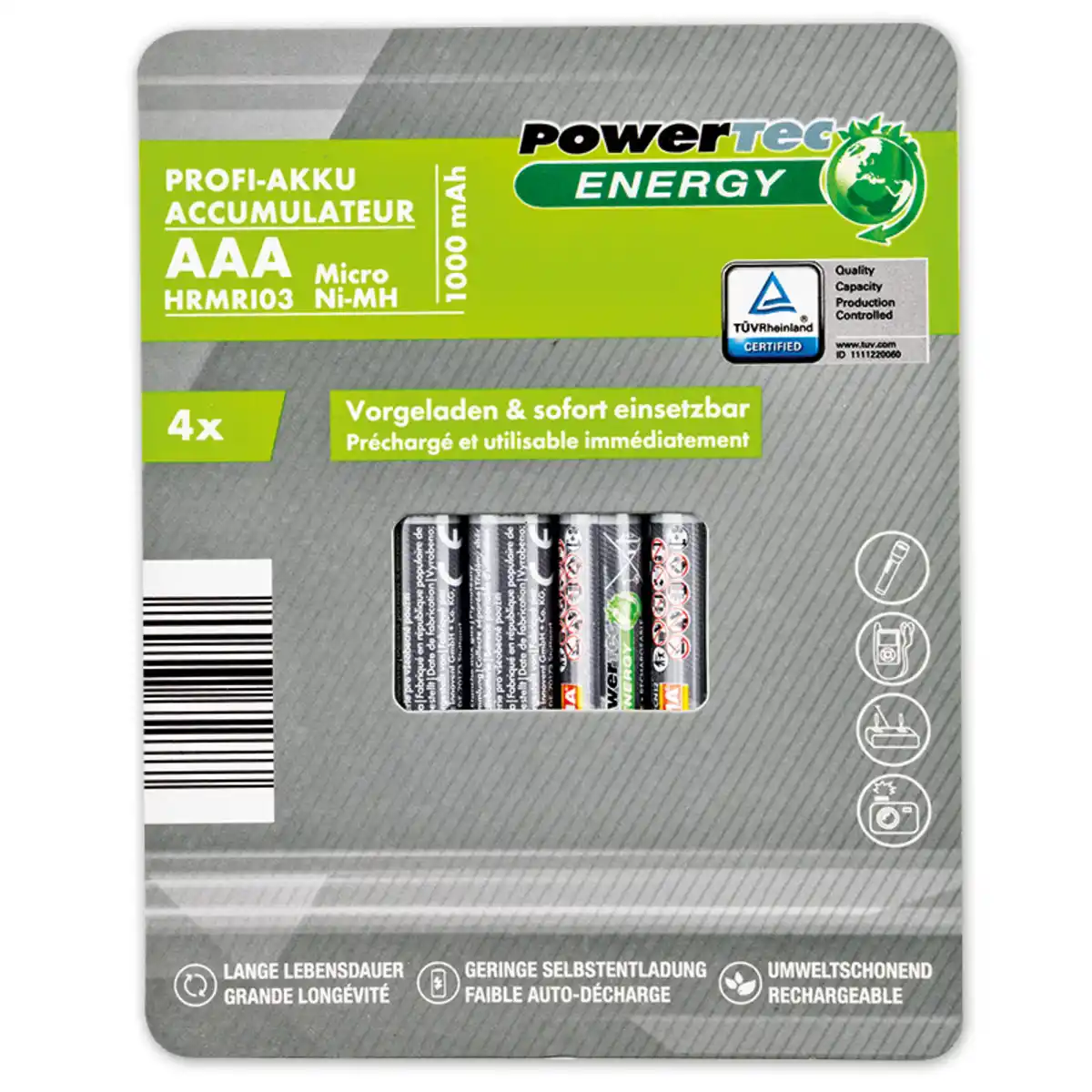 Bild 2 von Powertec Energy Profi-Akku Mignon / Micro