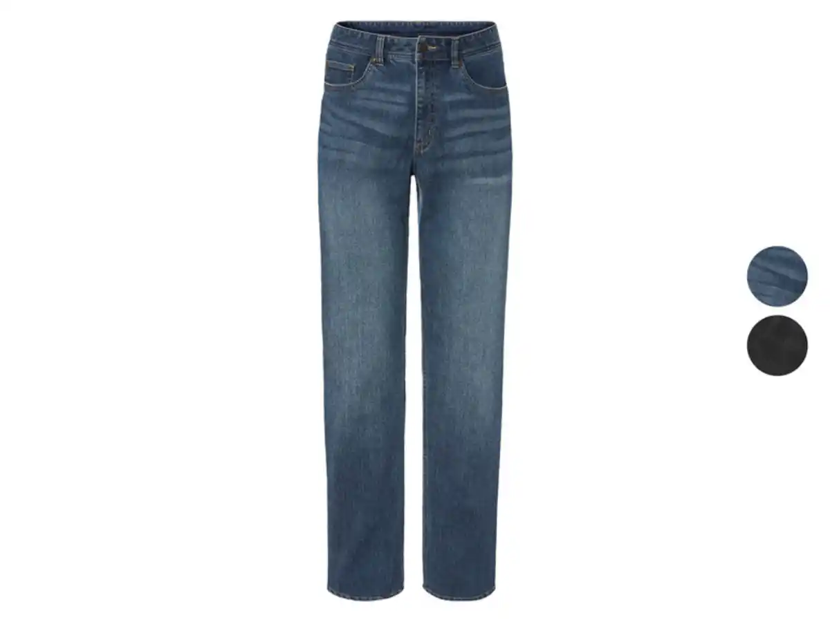 Bild 1 von LIVERGY® Herren Thermojeans, Straight Fit, normale Leibhöhe