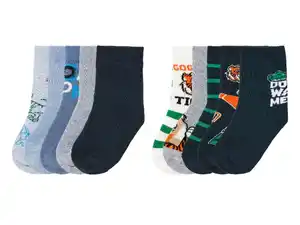 lupilu® Kleinkinder Thermosocken, 5 Paar, mit Bio-Baumwolle