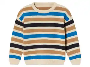 lupilu® Kinder-Strickpullover, mit Ärmelsaum und Taillenbund