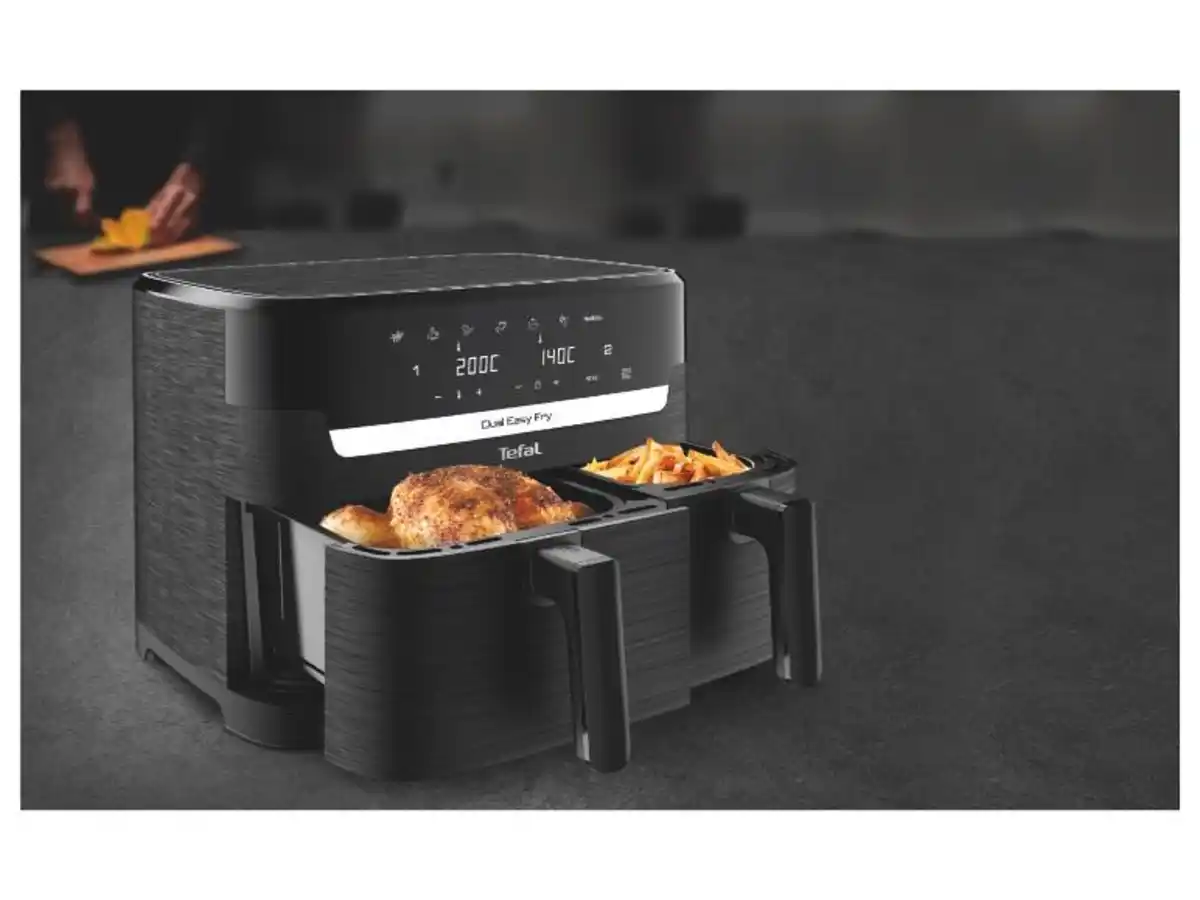 Bild 3 von Tefal Heißluftfritteuse Dual Easy Fry Essential EY901N