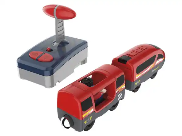Bild 4 von Playtive Ferngesteuerter Personenzug \ Ferngesteuerte Transportlok \ Ferngesteuerter Schnellzug, 4-teilig