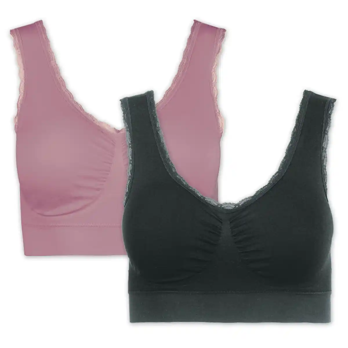 Bild 1 von J-Line Seamless-BH mit Spitze 2er-Pack