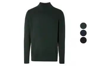 LIVERGY® Herren Rollkragenpullover, mit hohem Baumwollanteil