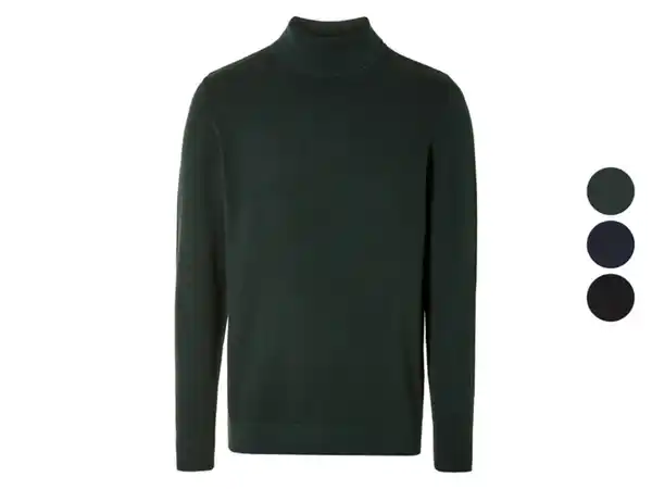 Bild 1 von LIVERGY® Herren Rollkragenpullover, mit hohem Baumwollanteil