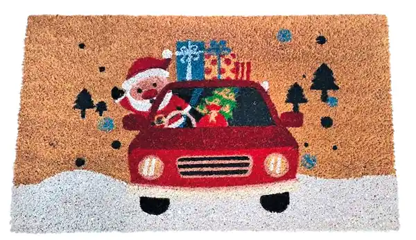 Bild 1 von Fußmatte Kokos Christmas Truck 40x60cm rot