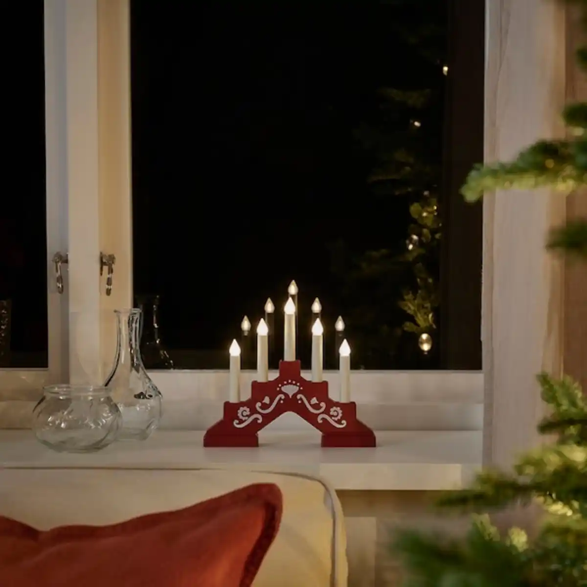 Bild 2 von STRÅLA Kerzenständer 5-armig, LED