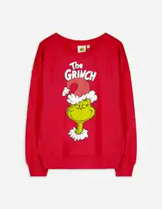 Kinder Sweatshirt - Grinch - rot