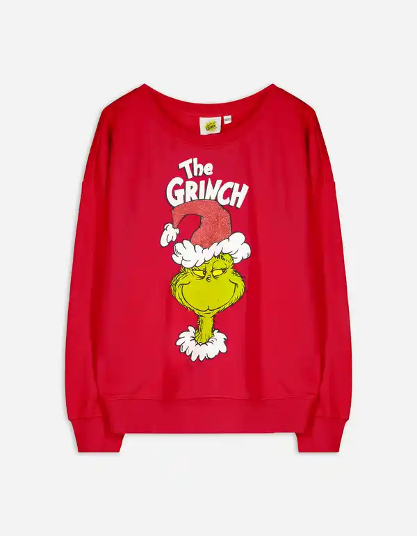 Bild 1 von Kinder Sweatshirt - Grinch - rot