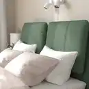 Bild 4 von LILLFJÄLLET Boxspringbett mit Bettkasten, Valevåg fest/Tuddal Tibbleby grün 160x200 cm