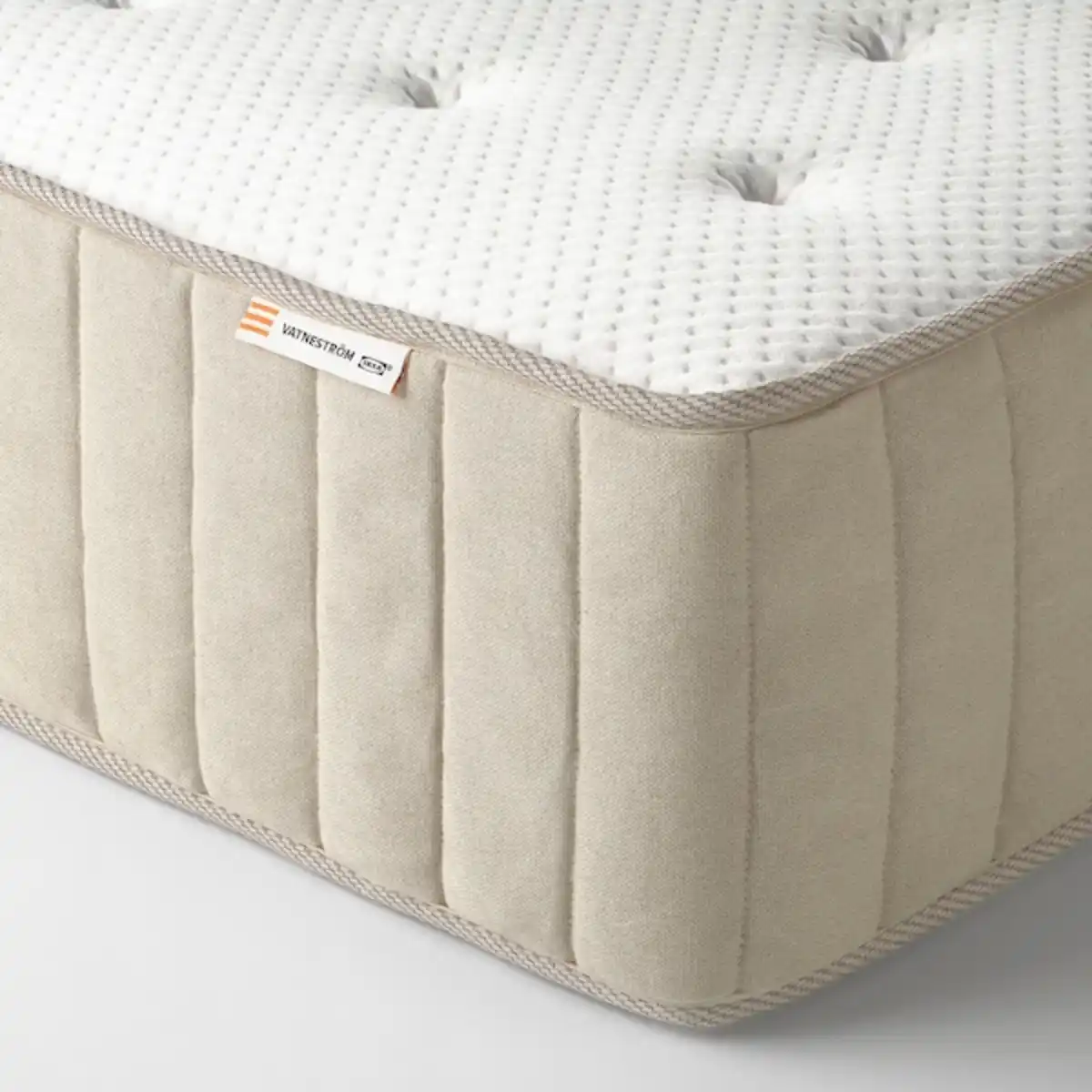 Bild 2 von ESPEVÄR/VATNESTRÖM Boxbett, weiß/fest natur 180x200 cm