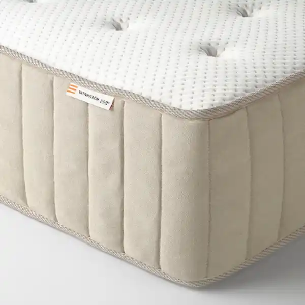 Bild 2 von ESPEVÄR/VATNESTRÖM Boxbett, weiß/fest natur 180x200 cm