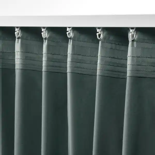 Bild 2 von SANELA 2 Gardinenschals (abdunk.), graugrün 140x300 cm