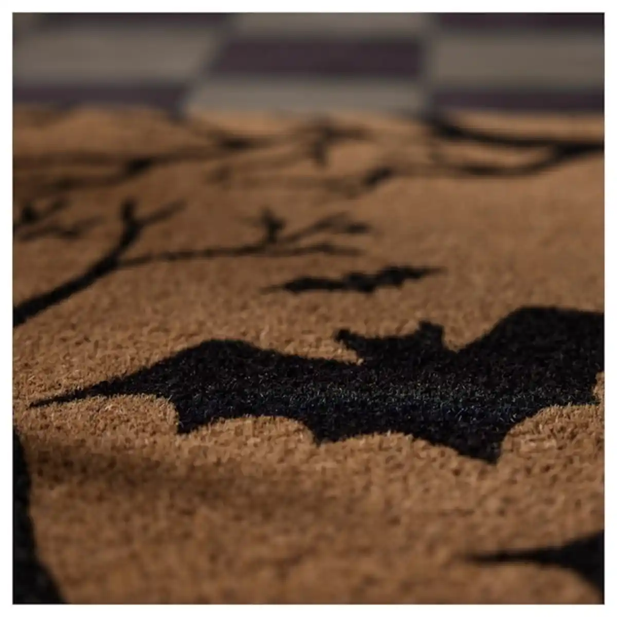 Bild 2 von HÖSTAGILLE Fußmatte, Fledermaus naturfarben 60x90 cm