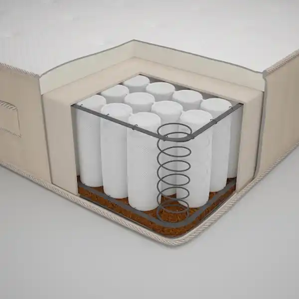 Bild 4 von ESPEVÄR/VATNESTRÖM Boxbett, weiß/fest natur 180x200 cm