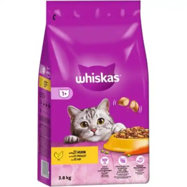 Bild 1 von Whiskas 1+ Adult Huhn 3,8 kg