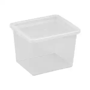 Schrankbox 3,5 L transparent, Schrank-Organizer, Aufbewahrungsbox, Kunststoffbox