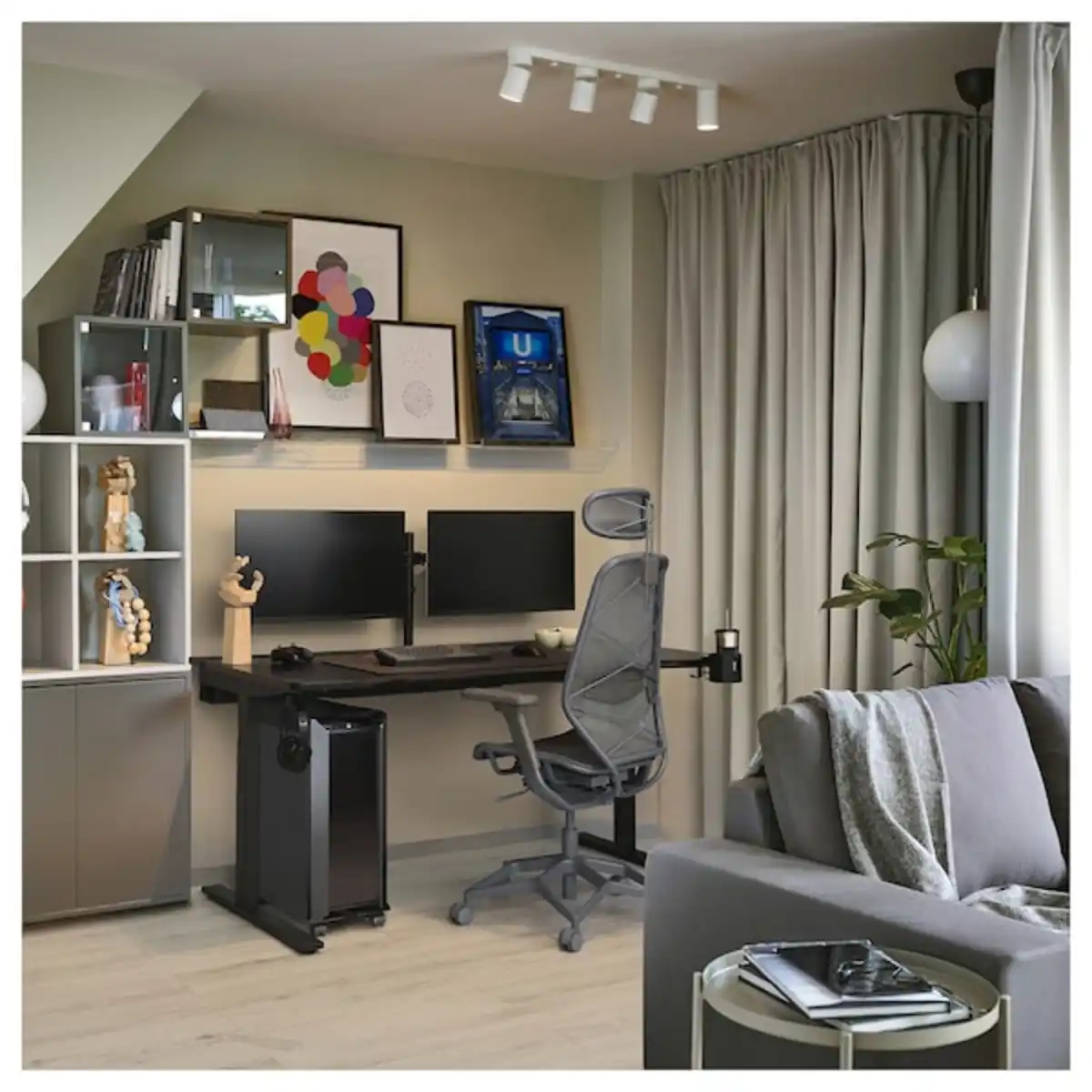 Bild 3 von UTMANING Gamingschreibtisch, schwarz 160x80 cm