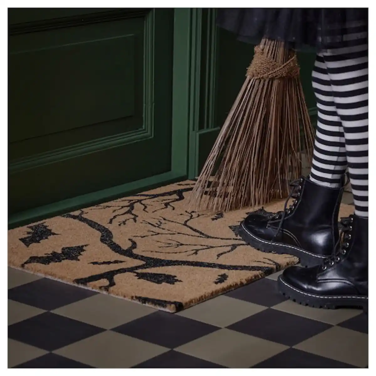 Bild 3 von HÖSTAGILLE Fußmatte, Fledermaus naturfarben 60x90 cm