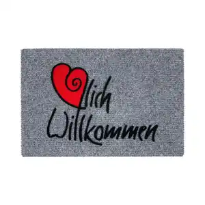 Schmutzfangmatte "Willkommen" 40 cm x 60 cm