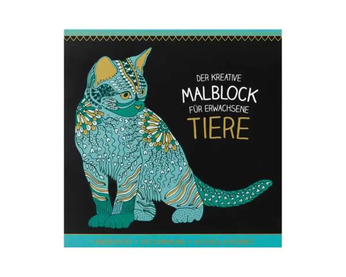 Bild 1 von Malblock für Erwachsene, 80Seiten + CD