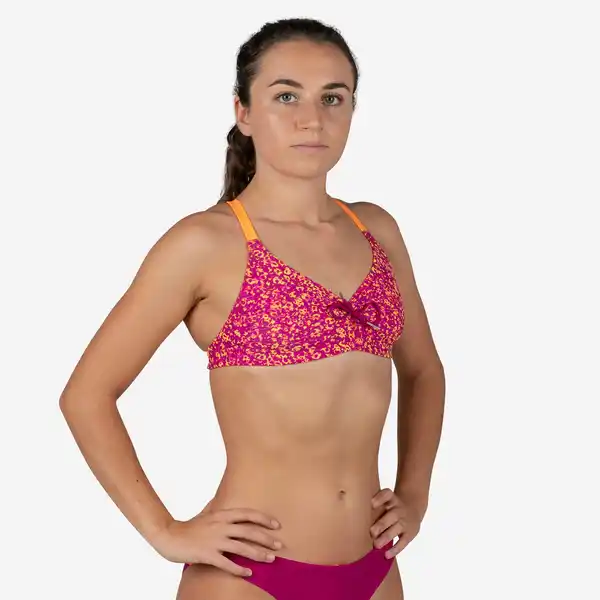 Bild 1 von Sportbikini Oberteil Damen - Jana rot/orange