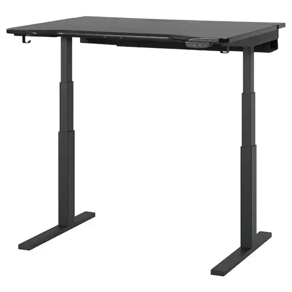 Bild 2 von UTMANING Gamingschreibtisch sitz/steh, elektrisch/schwarz 120x80 cm