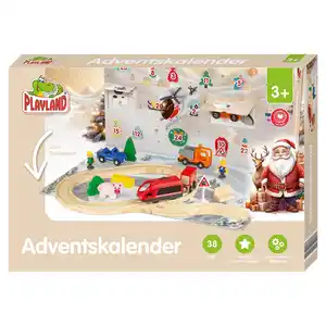 Holz Eisenbahn Adventskalender