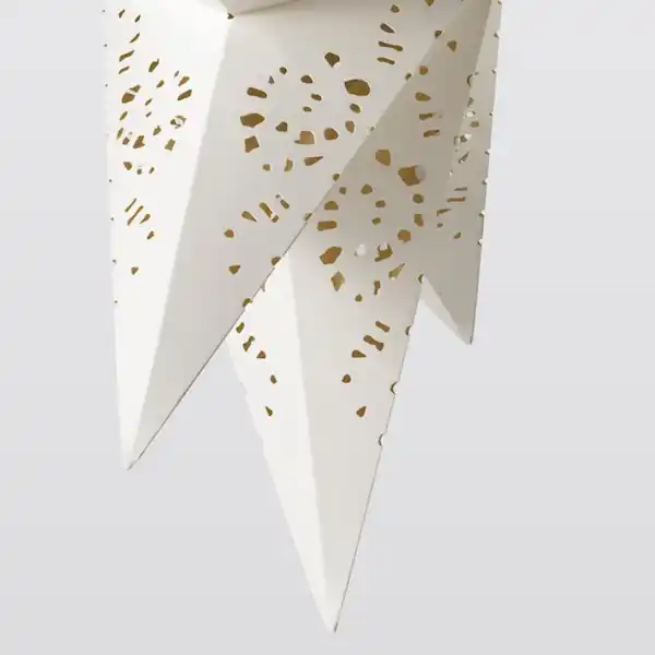 Bild 2 von STRÅLA Leuchtenschirm, Spitze weiß 70 cm