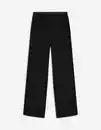 Bild 1 von Damen Paperbag Hose - Straight Fit - schwarz