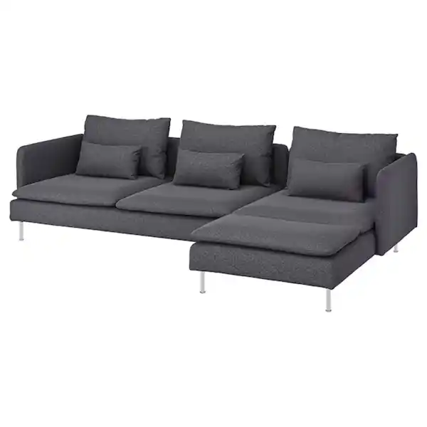 Bild 1 von SÖDERHAMN 4er-Sofa mit Récamiere