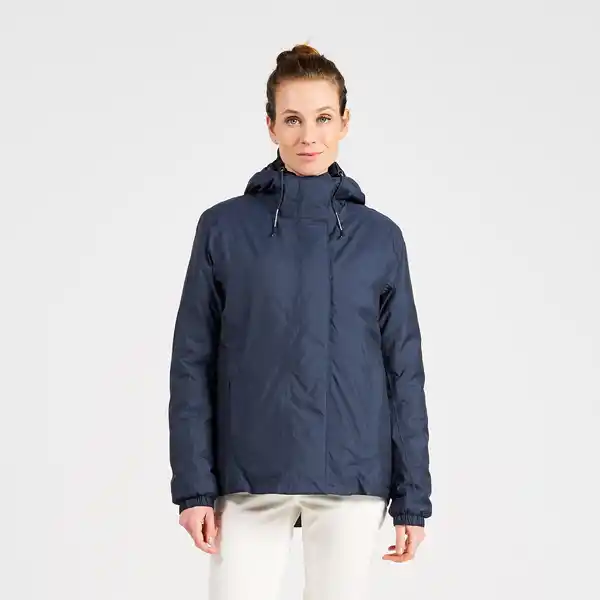 Bild 1 von Regenjacke Segeln Damen winter warm wasserdicht - 100 dunkelgrau