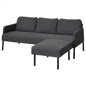 GLOSTAD 3er-Sofa mit Récamiere