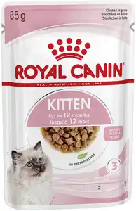 Royal Canin Katzenfutter Kitten feine Stückchen in Soße 85 g