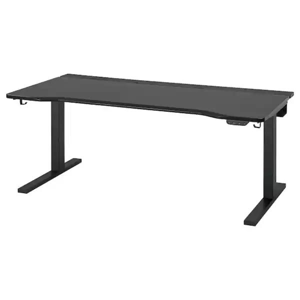 Bild 1 von UTMANING Gamingschreibtisch sitz/steh, elektrisch/schwarz 160x80 cm