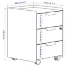 Bild 4 von TROTTEN Rollcontainer mit 3 Schubladen