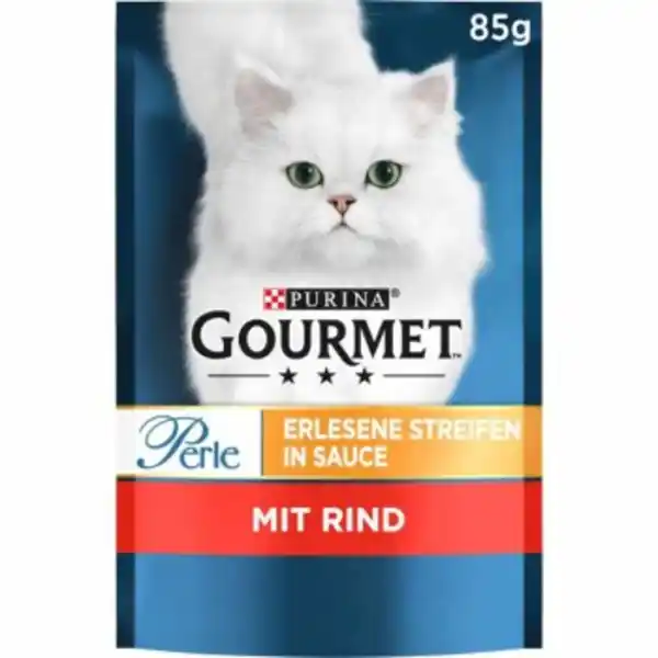 Bild 1 von GOURMET Perle Erlesene Streifen 26x85g Rind