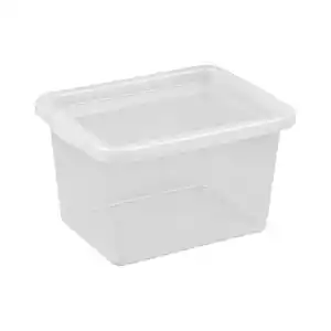 Schrankbox 15 L transparent, Schrank-Organizer, Aufbewahrungsbox, Kunststoffbox