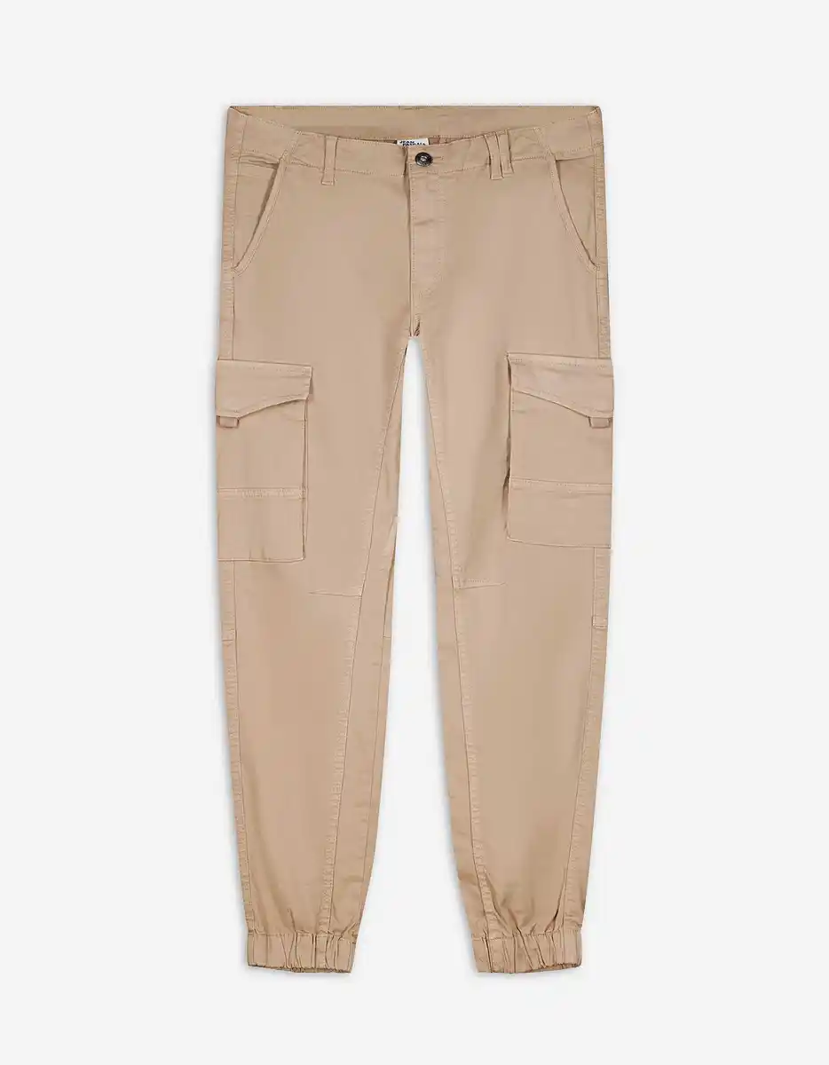Bild 1 von Herren Cargohose - Twill - beige