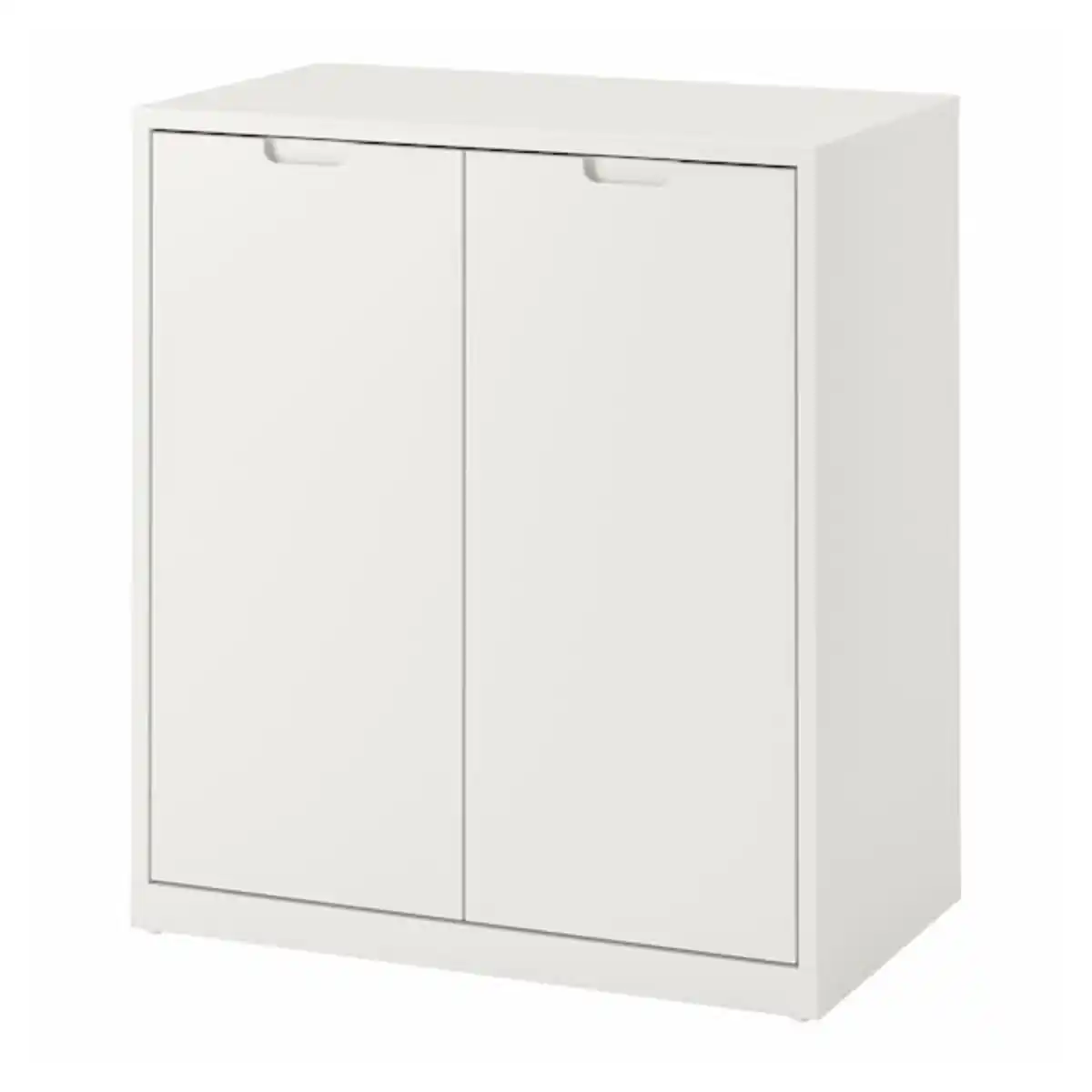 Bild 1 von TONSTAD Schrank mit Türen, elfenbeinweiß 81x47x91 cm